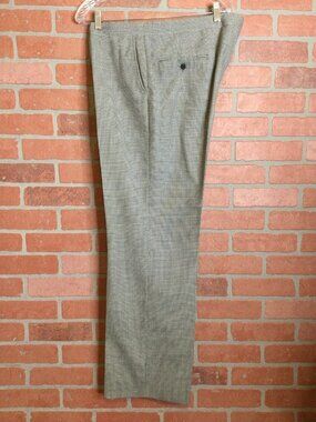 Vintage Sansabelt Mens Dress Pants Slacks Houndstooth Plaid Size 38 Old Money